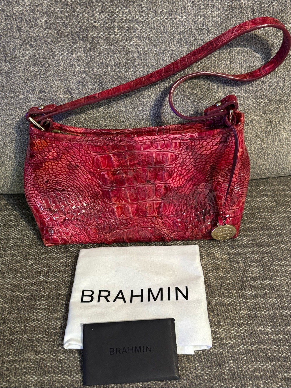 🌟Brahmin🌟 Anytime Mini Iris Melbourne Style in Fuchsia Pink